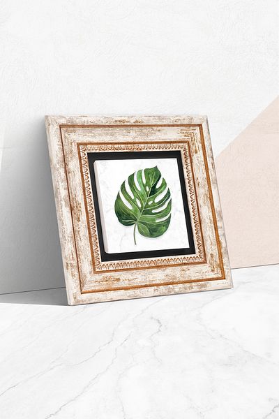 Pinecone Πίνακας τοίχου με πέτρα με κορνίζα Διακόσμηση τοίχου Wall Art Tk1-192