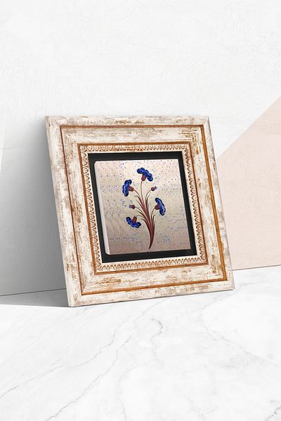 Pinecone Μαρμάρινη Τέχνη Πέτρινη Ζωγραφική Τοίχων Κορνίζα Διακόσμηση Τοίχου Wall Art Tk1-242