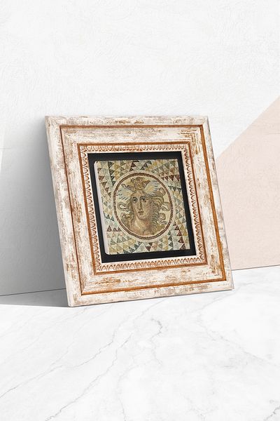 Pinecone Σειρά Μωσαϊκό Πέτρινη Ζωγραφική Τοίχων Κορνίζα Διακόσμηση Τοίχου Wall Art Tk1-72