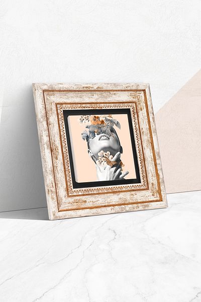 Pinecone Spring Fall Series Stone Wall Painting Πλαίσιο Διακόσμηση τοίχου Wall Art Tk1-46