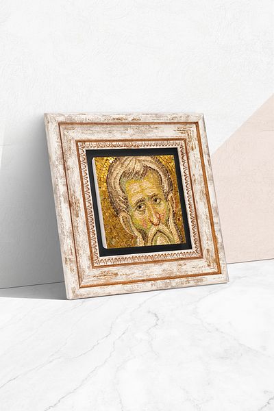Pinecone Σειρά Μωσαϊκό Πέτρινος Πίνακας Τοίχου Κορνίζα Διακόσμηση Τοίχου Wall Art Tk1-73