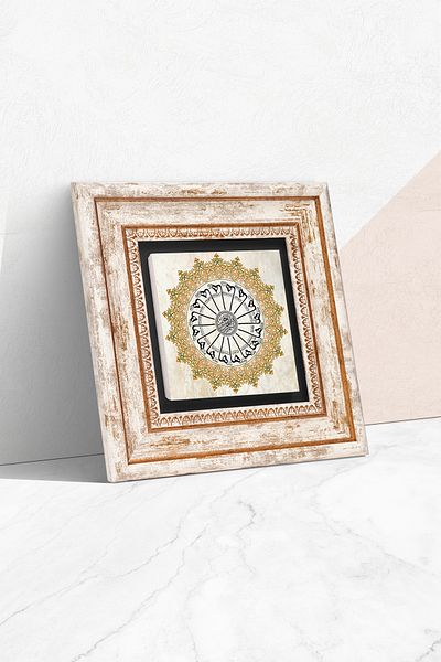 Pinecone Σχέδιο τοίχου από πέτρα Suresi με κορνίζα Διακόσμηση τοίχου