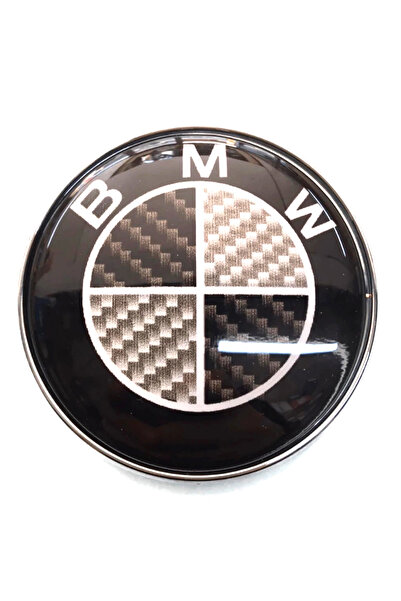 Boss Garage ® Bmw Karbon Logo 8.2 X 8.2 Siyah Gri