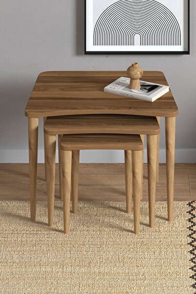 Monte Sehpa Nero 3'lü Zigonsehpa