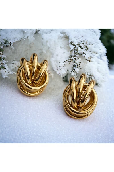 Hoop jewelery أقراط نموذج خمر