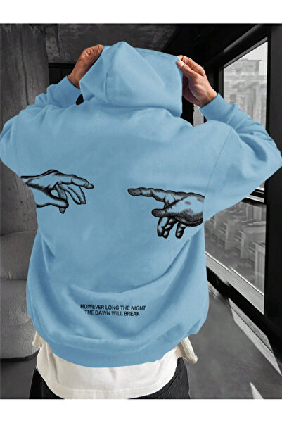 Yasolin Hanorac unisex pentru bărbați/femei BREAK, cu glugă, supradimensionat...