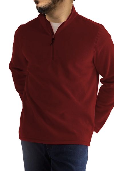 FATELLA Comfortable Stand-Up Collar Cold-Proof Non-Pilling Fleece Sweatshirt