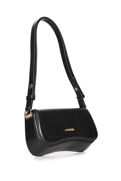 LOVENTA Baguette Bag with Adjustable Leather Strap Hera