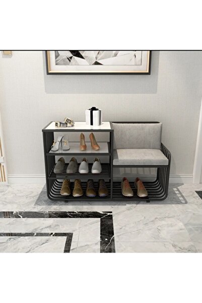 larissa design Ayakkabılık bench siyah