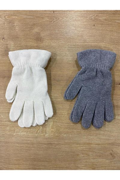EDACAN İÇGİYİM Colorful Knitted Gloves 2 Pieces