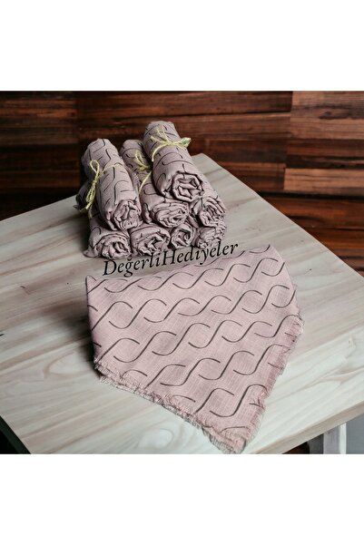 GÜLSEMALİ Eșarfă cu model pătrat GÜLKURUSU în model elegant și luxos