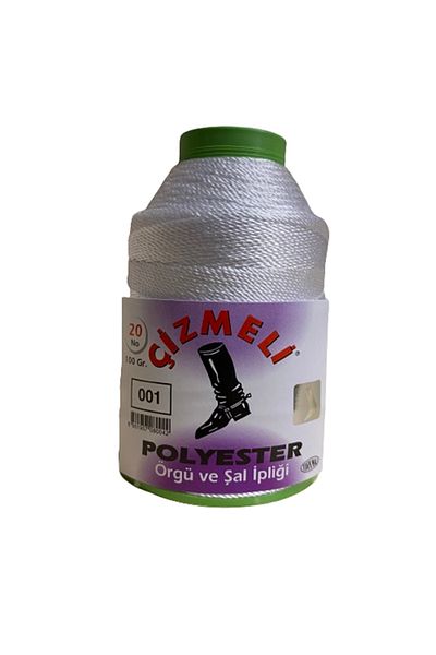 EleganTShoP Polyester Knitting and Shawl Yarn with Boots No:20 100 gr