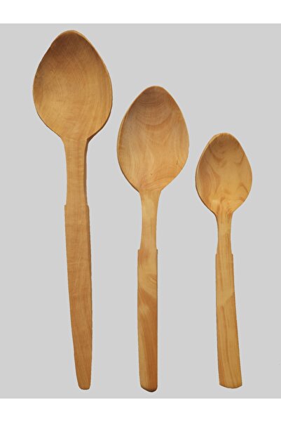 Store Boxwood Spoon Set, 3 Boxwood Spoons, Wooden Spoons