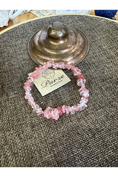 parze doğaltaş سوار كوارتز وردي من الحجر المكسور