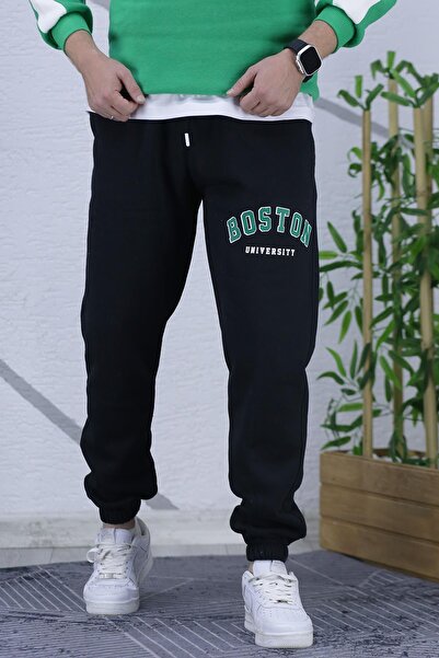 WAFRA Ανδρικό παντελόνι με τρεις κλωστές Boston Side Print