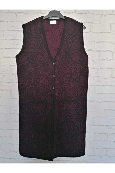 anne moda ankara зимовий, 1-го сорту сталь, акрилове плетіння, 2 кишені, 3 ґудзики, V-подібний комір, додатково подовжений трикотажний жилет