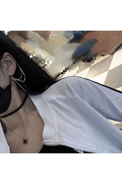 TakıConcept Üstten Deliksiz Kıkırdak Küpe, Unisex Küpe