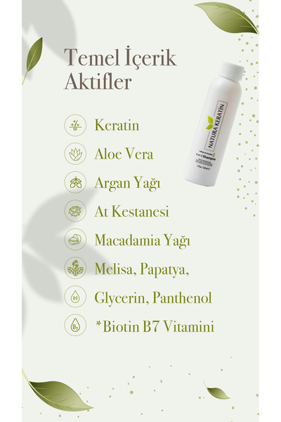 Natura Keratin Sülfatsız Şampuan 400 Ml