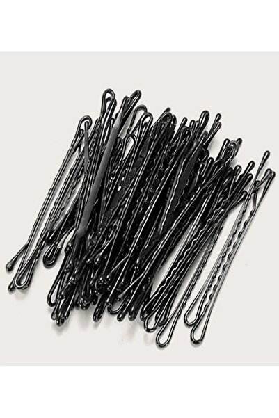 TONTİŞLER BEBEK VE ÇOCUK GİYİM 20 Adet Yetişkin Siyah Tel Saç Tokası Kaliteli...