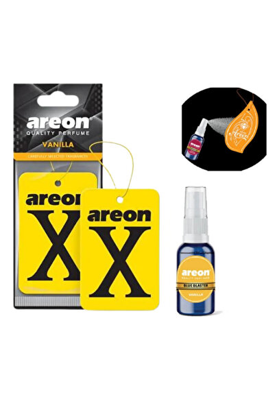 Areon Blue Blaster 30ml Sprey Vanılla + X Vanılla Oto Kokusu