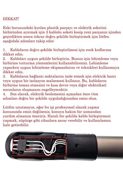 Supurgeavm Σετ επισκευής κάθετης σκούπας και σωλήνων + φίλτρο συμβατό με το μοντέλο FC6723-FC6729