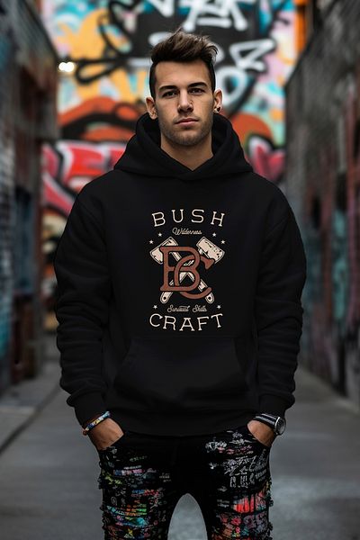 ADABEBEK Φούτερ Bush Craft Style Relaxed Cut Oversize