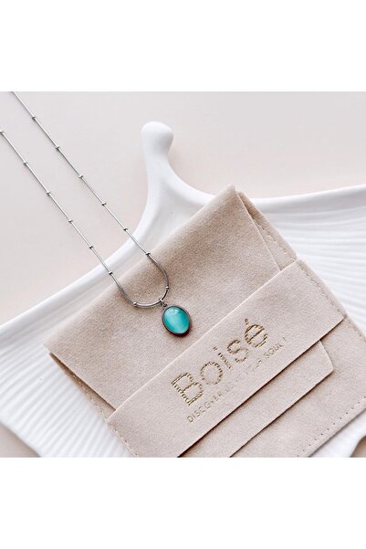 Boise Atelier Blueis Grey Steel Necklace