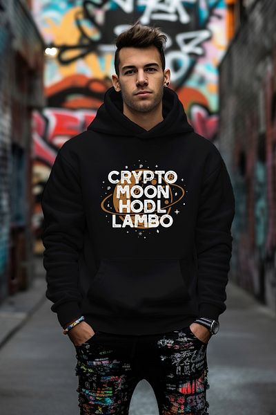 ADABEBEK Φούτερ με στάμπα Unisex, χαλαρή εφαρμογή, oversize