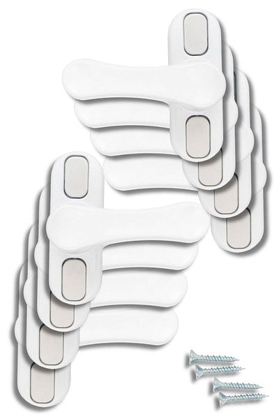 Pandogo Window Safety Lock Baby and Child Safety Designed Pimapen Window Lock 8 Pieces