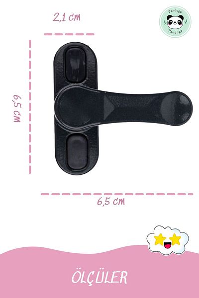 Pandogo Anthracite Pimapen Window Lock Keep Thieves Away Protect Your Children 4 Pieces