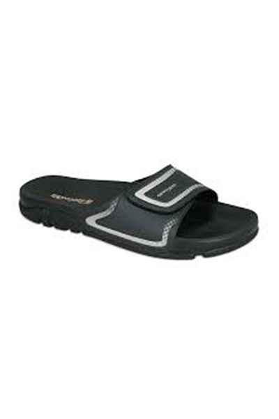 Ceyo Napoli-2 Anatomical Men's Slippers - Black