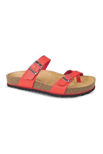 Ceyo 9910-Z34 Ceyo Orthopedic Women's Flip Flops - Red