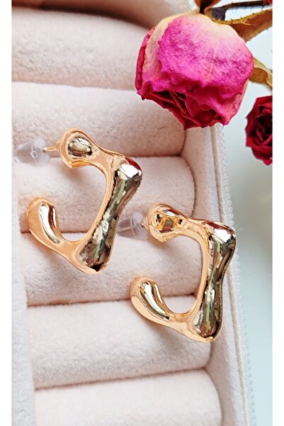 İLKYAZ ACCESSORY minimal square hoop earrings1,50 cm