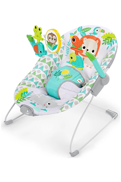 Bright Starts Spinnin Safari Titreşimli Ana Kucağı Gri