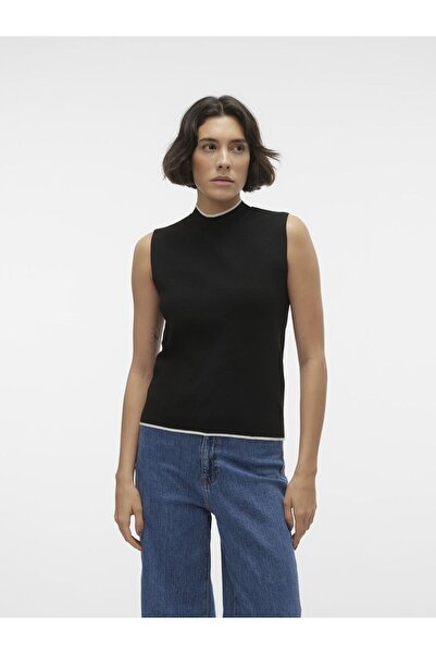 Vero Moda Strickpullover Hoch geschlossener Pullover