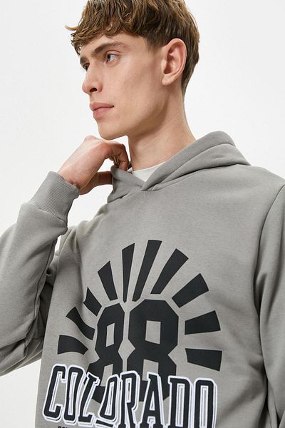 Koton Γκρι ανδρικό φούτερ 4WAM70400MK