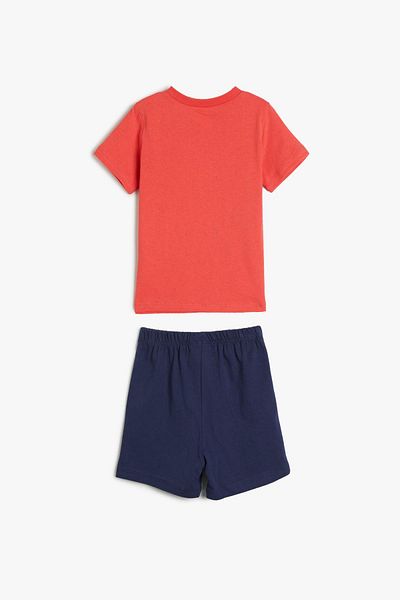 Koton Baby Boy Pink Top-Bottom Set