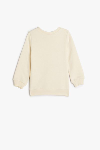 Koton Baby Girl Ecru Sweatshirt