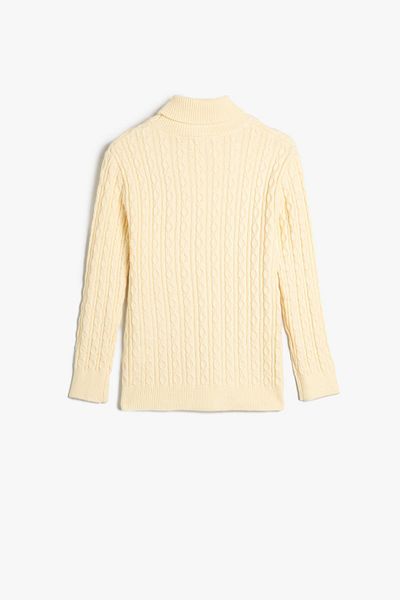 Koton Girl's Ecru Sweater