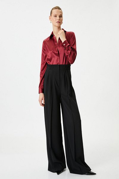 Koton Claret Red Women's Blouse 4WAK60498UW
