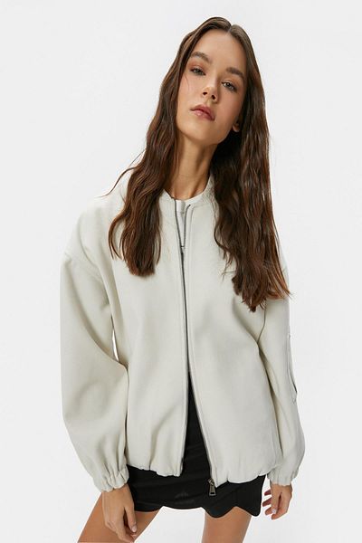 Koton Women's Ecru Jacket