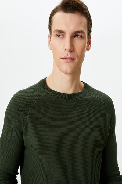 Koton Khaki Men's Sweater 4WAM70059HT