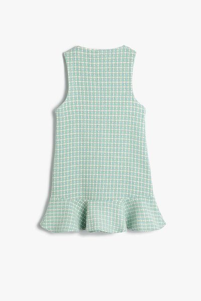 Koton Kids Γυναικείο φόρεμα με πράσινο σχέδιο 4SKG80049AW