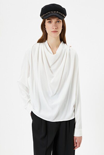 Koton Bílá dámská halenka 4WAK60247PW