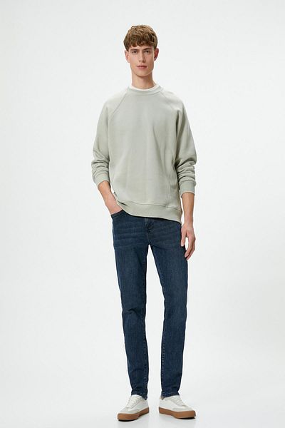 Koton Men's Indigo Stone Jeans