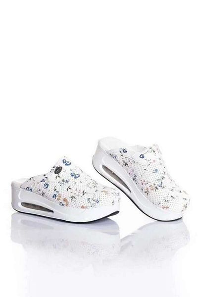 Dr. Mitra Airmax Sole Slippers Floral