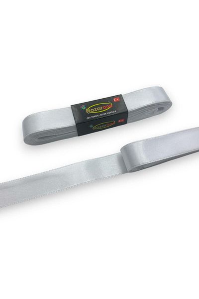 Nazarone Panglică de satin 2cm-10mt-alb(101)