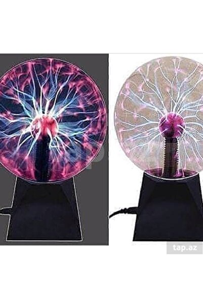 Genel Markalar Plasma Storm Lamp - Işıklı Plazma Küre Sihirli Cadı Küresi Pla...
