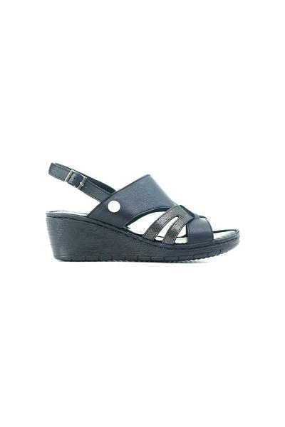 Mammamia MAMMAMIA WOMEN'S GENUINE LEATHER PADDED HEELED SANDALS (36-40) 23Y D23YS-1230 Z