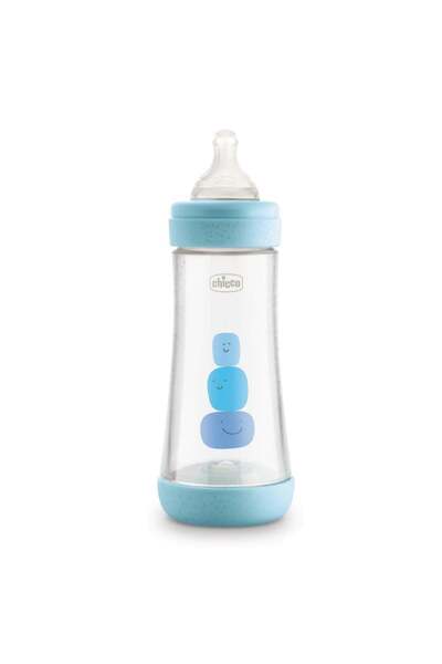 Chicco Perfect5 Antikolik Pp Hızlı Akış Biberon 300 ml - Mavi